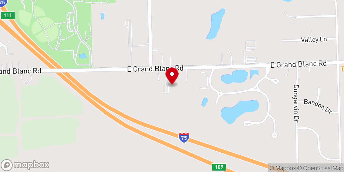 Map showing location of The River Church - Grand Blanc