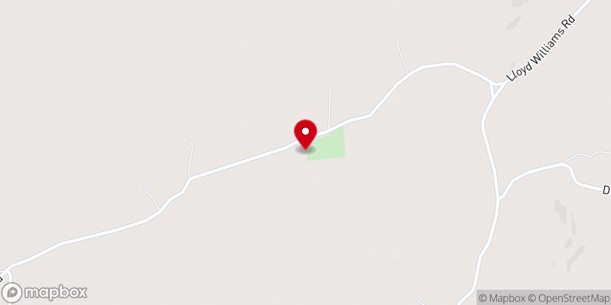 Map showing location of Old Union School/Church of Christ