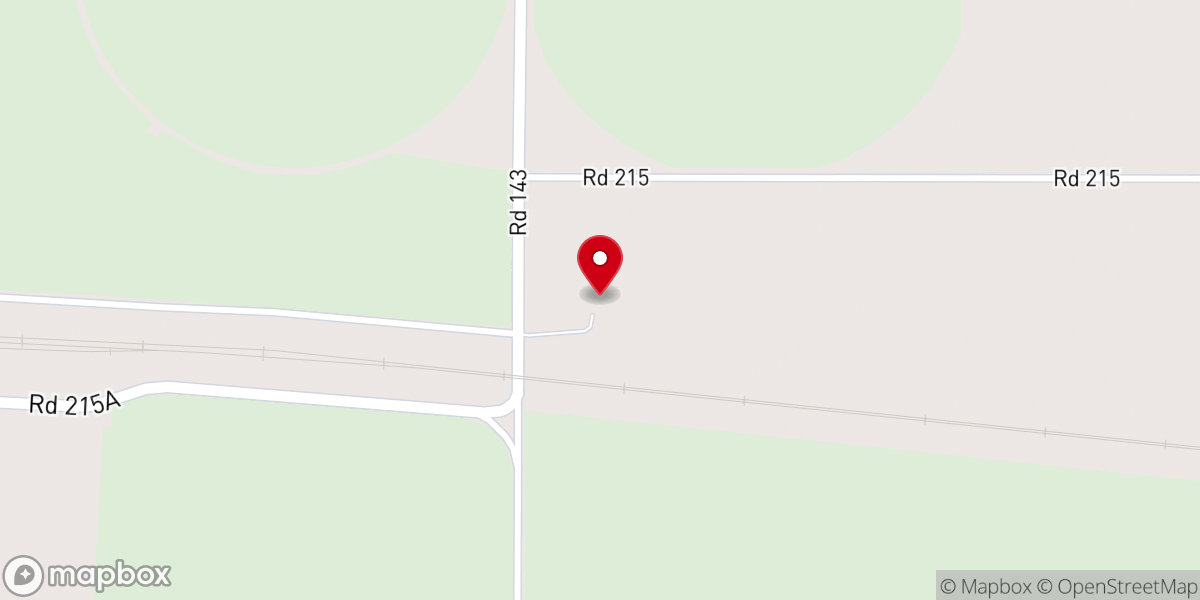 Map showing location of Blessed Hope Baptist Church