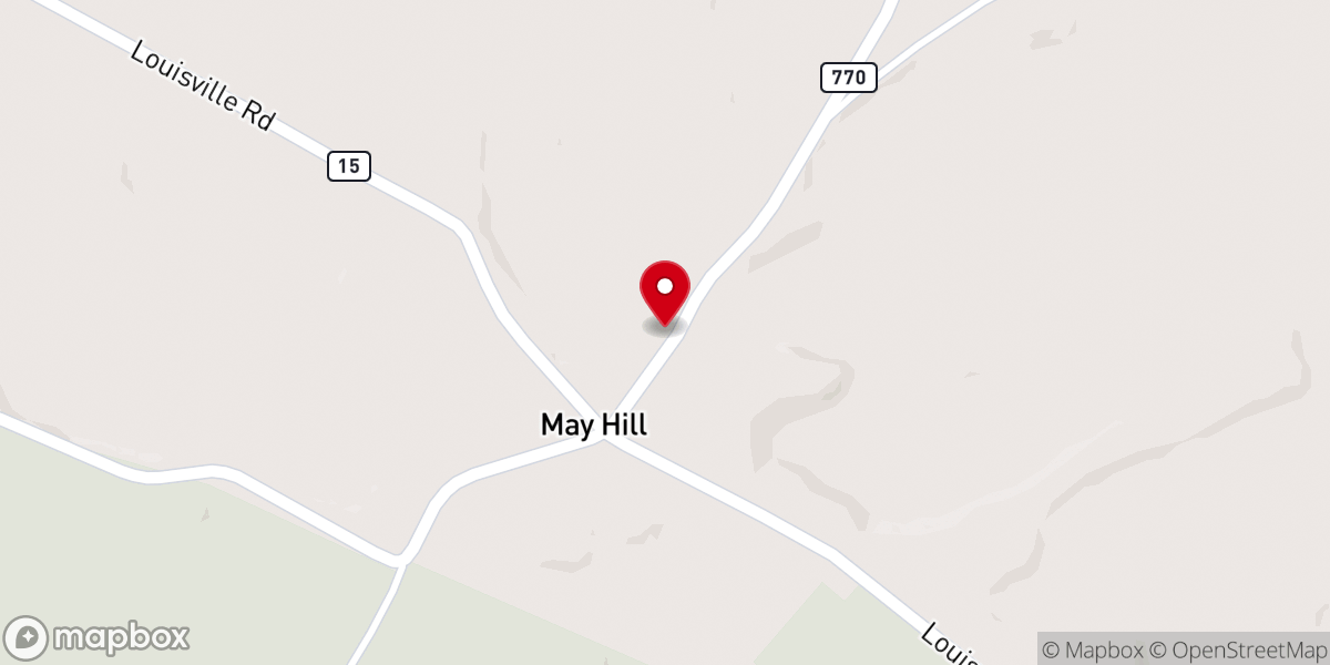 Map showing location of Mayhill Church of Christ