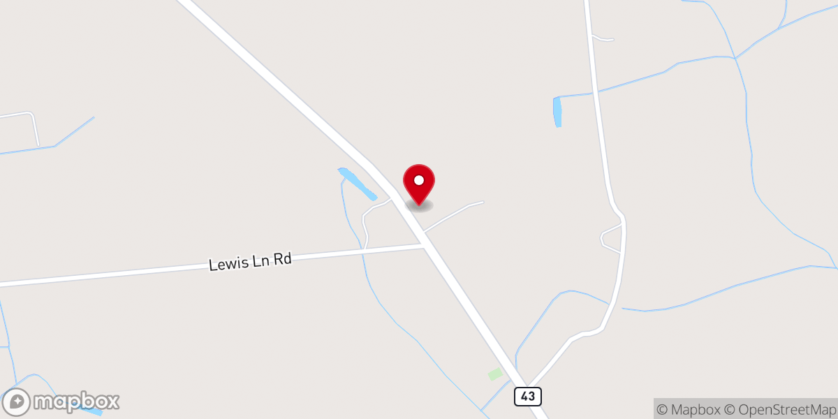 Map showing location of New Birth Chrisitian Center