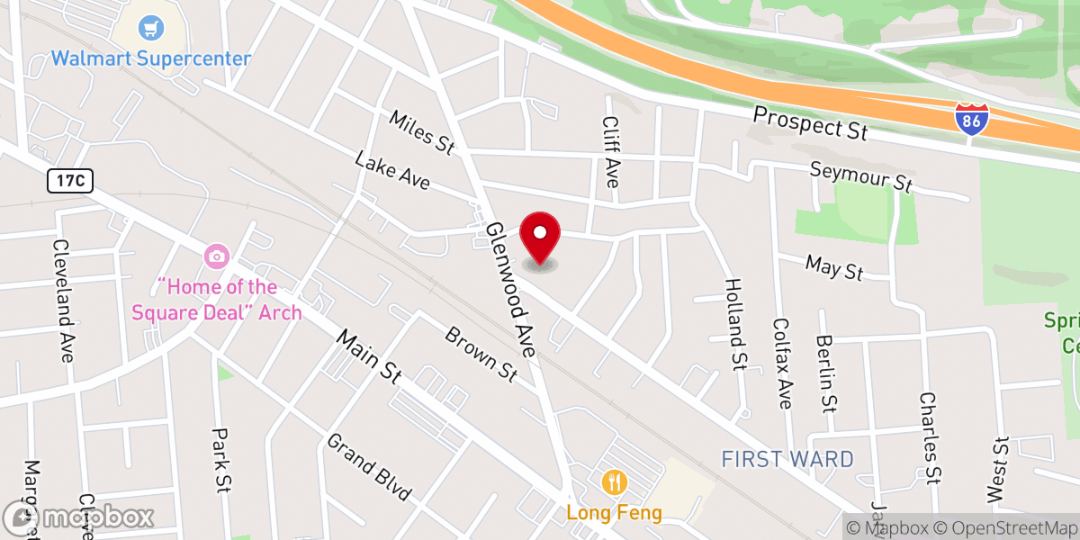 Map showing location of Holy Spirit Byzantine Catholic Church
