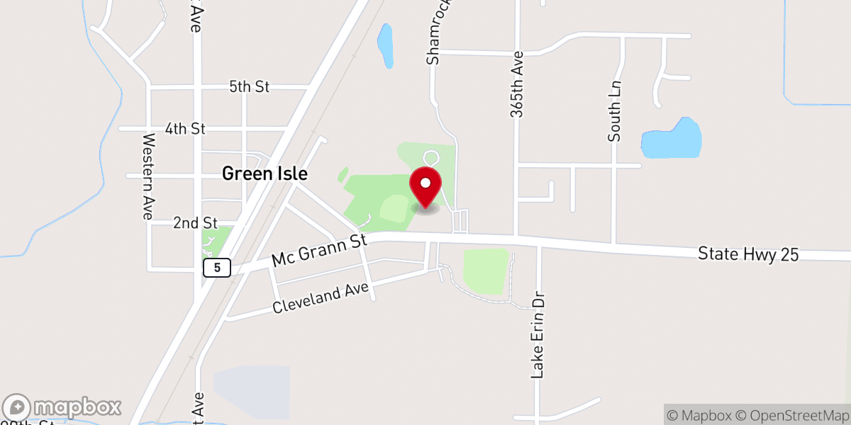 Map showing location of St Brendan Rectory