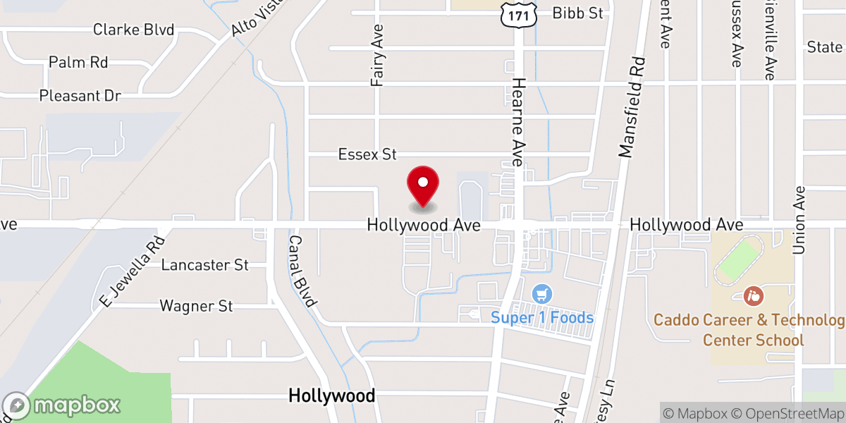 Map showing location of Hollywood Presbyterian Church