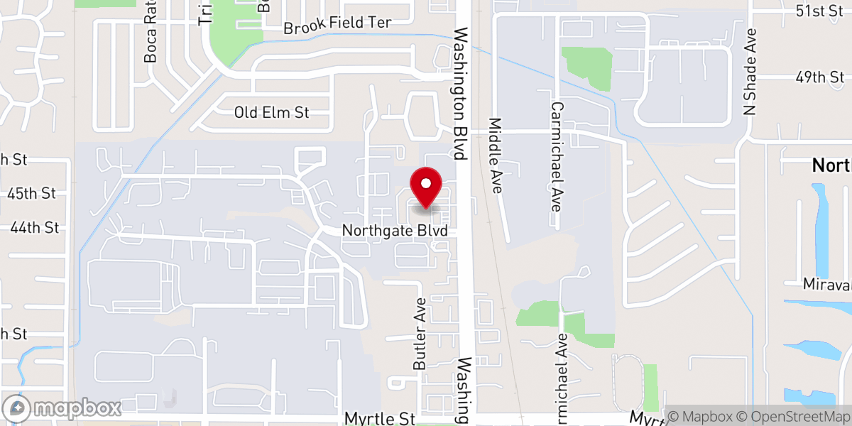 Map showing location of Delivered Miracle Revival Center