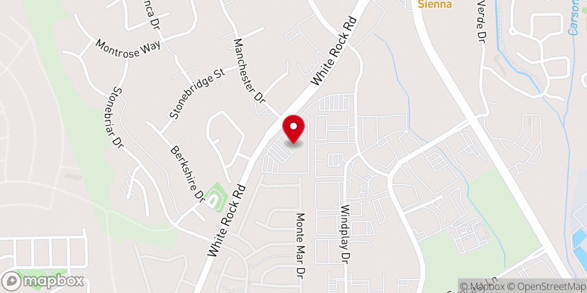 Map showing location of Rolling Hills Christian Church