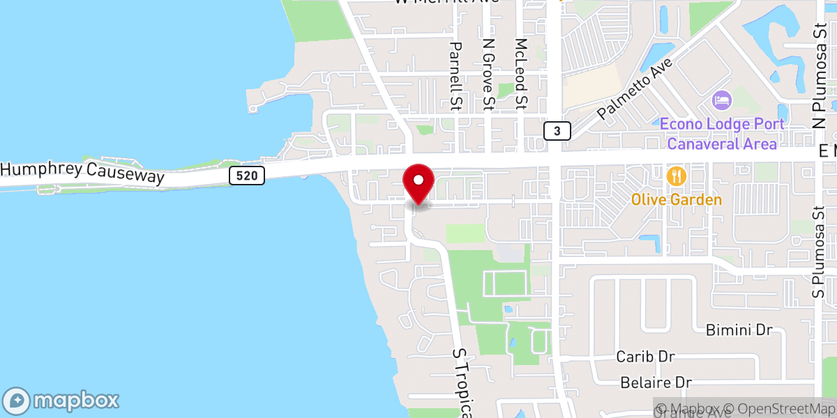 Map showing location of House of Hope