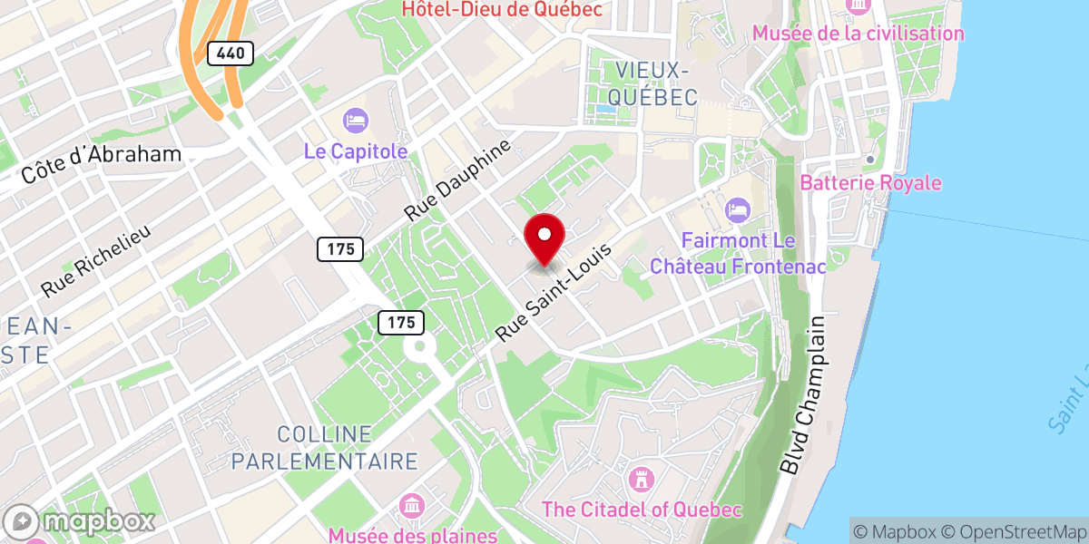 Map showing location of Les lofts 64 Appart 2CAC 2SDB