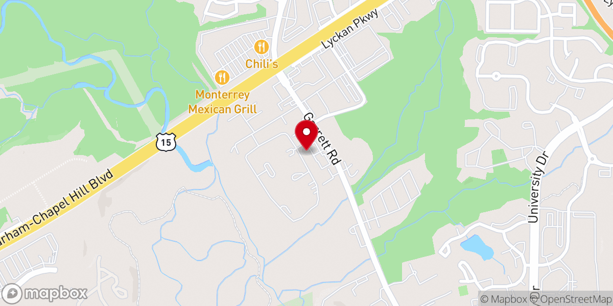 Map showing location of Encounter Church