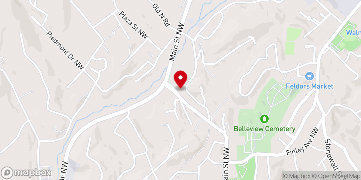 Map showing location of Highways to Hedges Ministry's