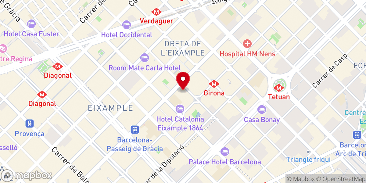 Map showing location of Tiny Loft