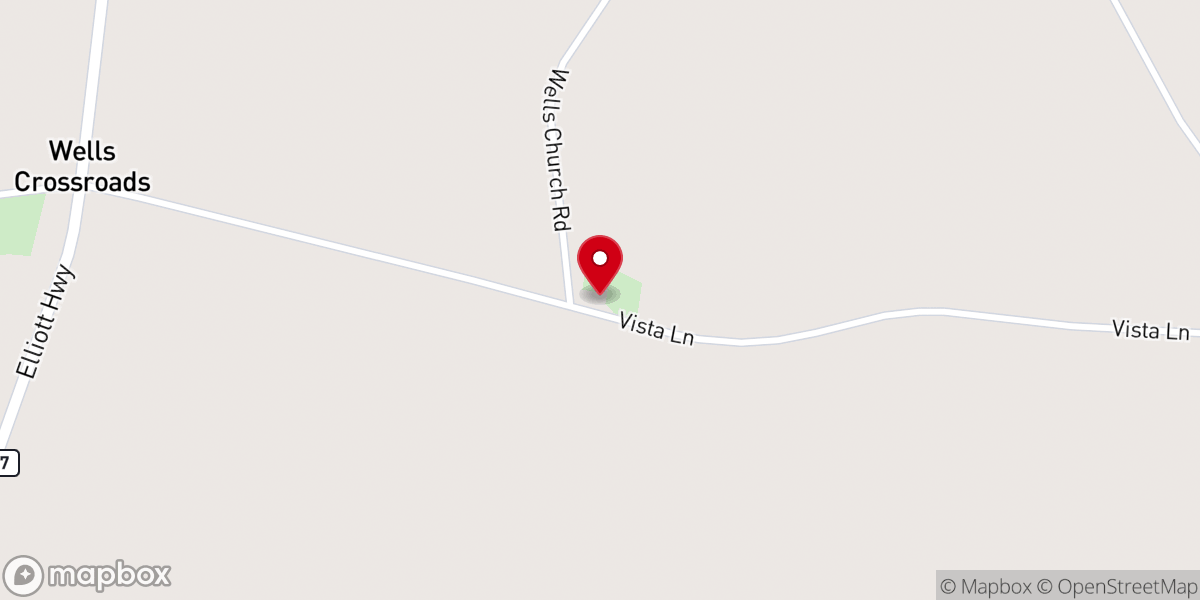 Map showing location of Mt. Pleasant AME Church