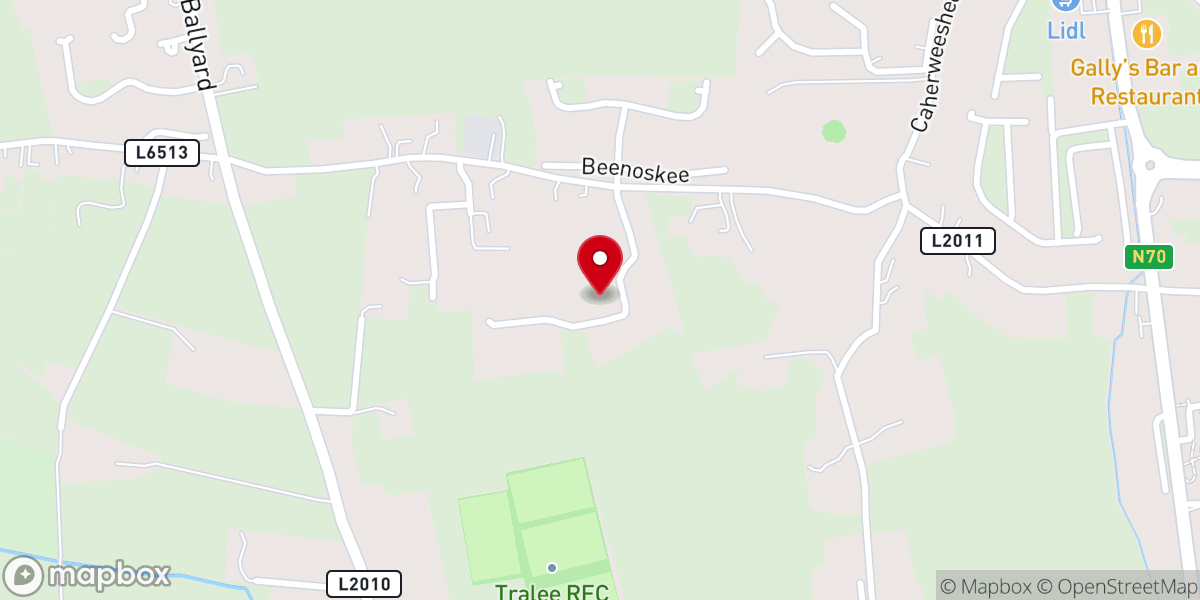 Map showing location of Kerry Wedding Celebrant