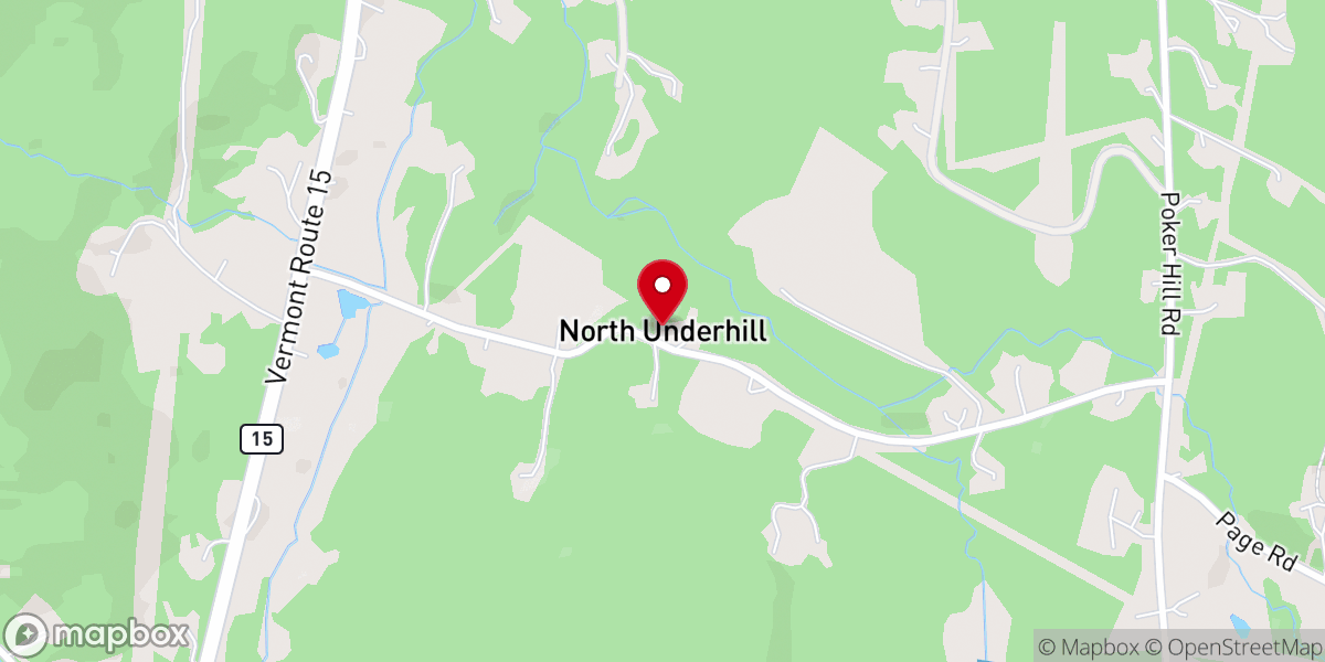Map showing location of North Underhill