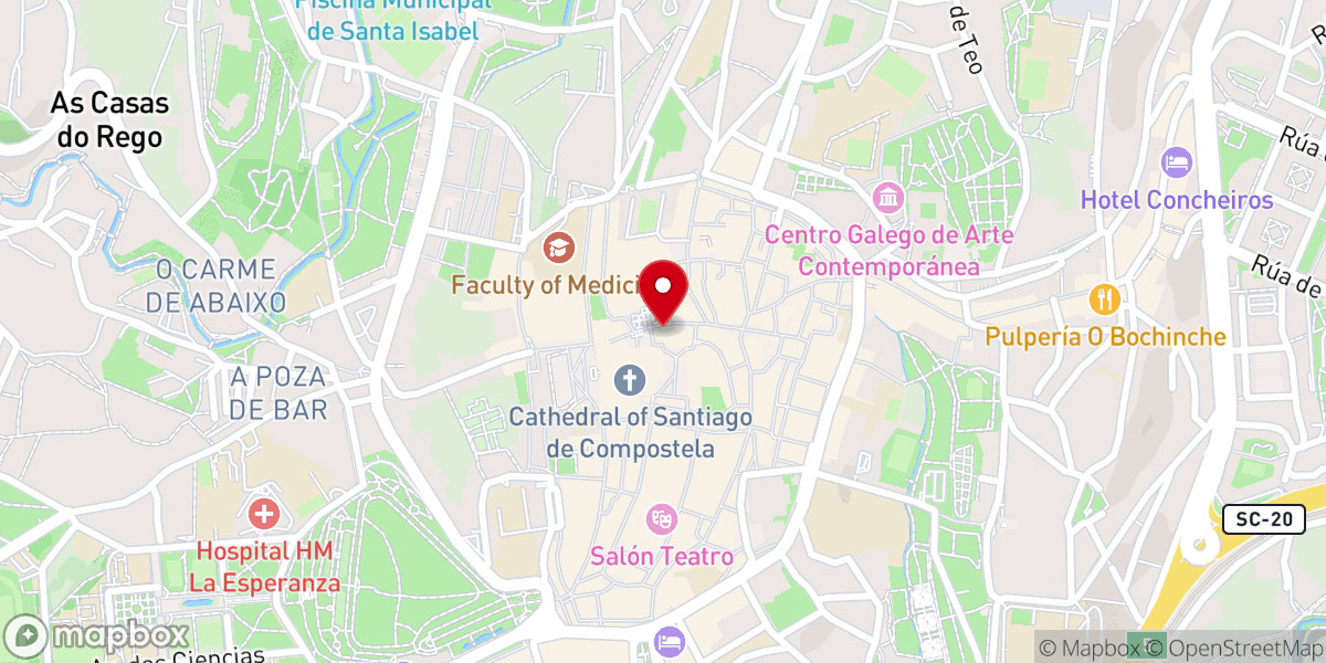Map showing location of TRISQUEL ARTESANÍA