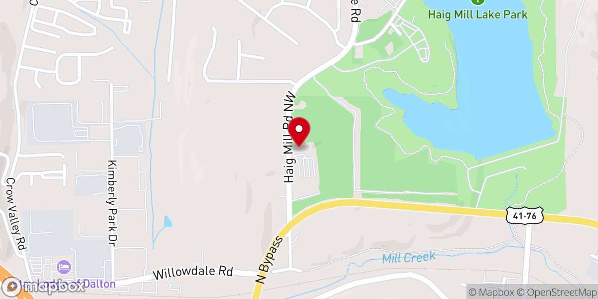 Map showing location of Mt Rachael Baptist Church