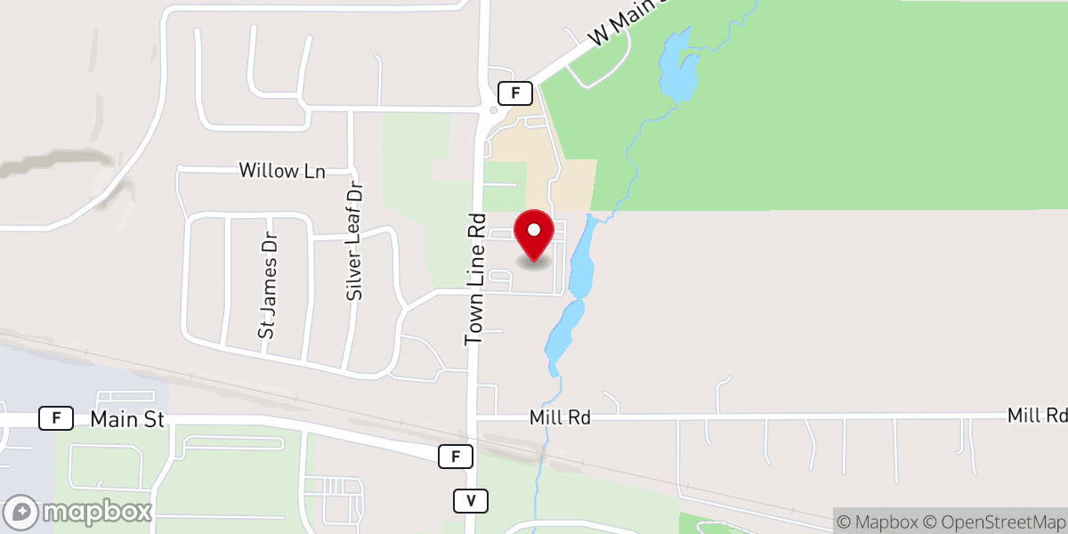 Map showing location of St James Catholic Church