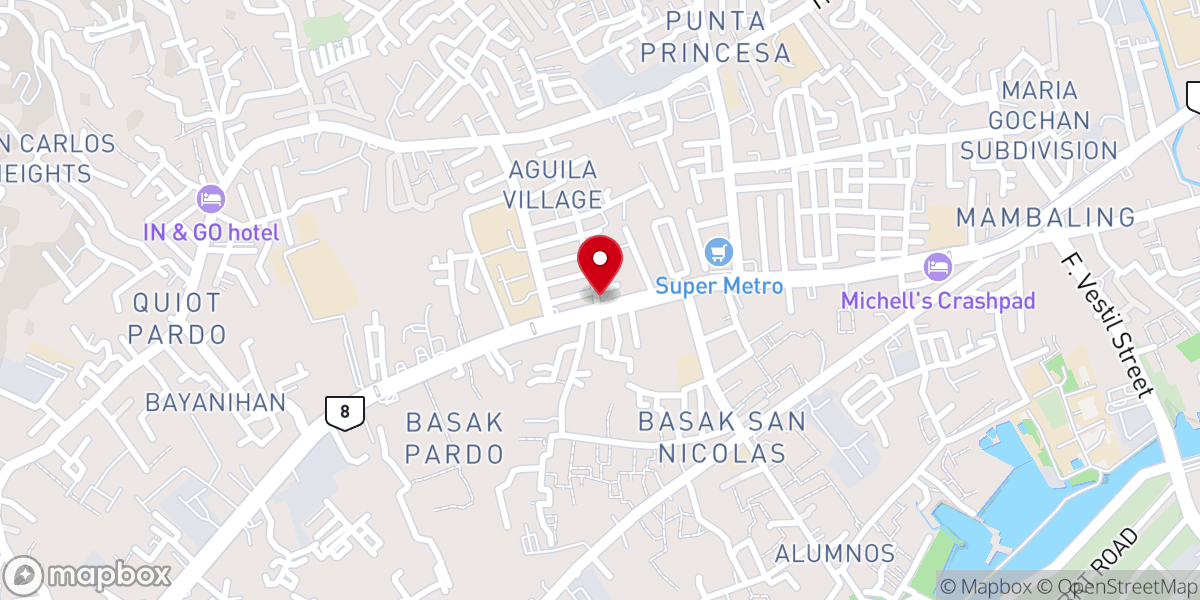 Map showing location of United Pentecostal Church - UPC CEC CEBU