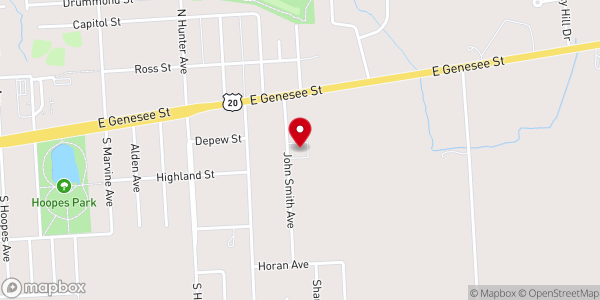 Map showing location of Iglesia La Vid Verdadera de Auburn