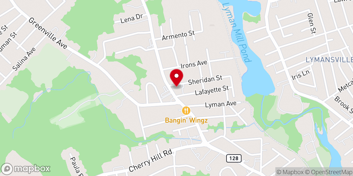 Map showing location of Our Lady of Grace Church