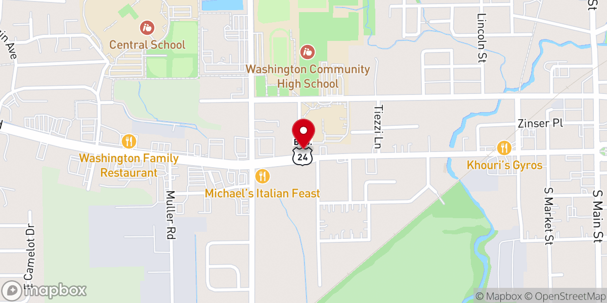 Map showing location of Hands of Love Ministry