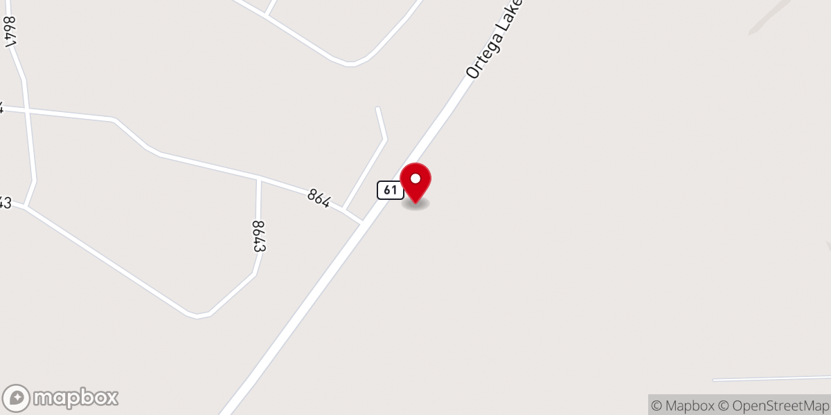 Map showing location of Concho Valley Community Church