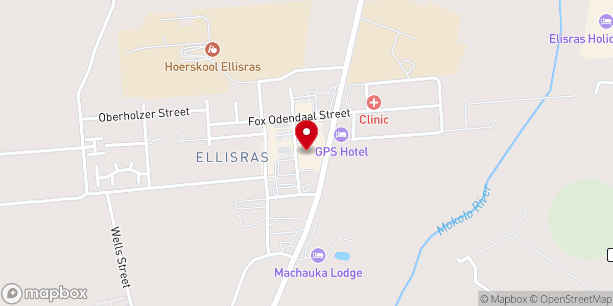 Map showing location of Gereformeerde Kerk - Ellisras (Magol)
