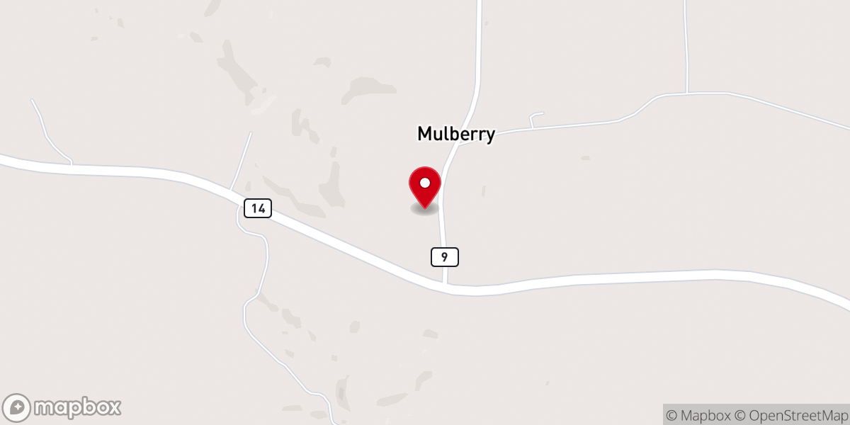 Map showing location of Greater Mallard Chapel AME Church