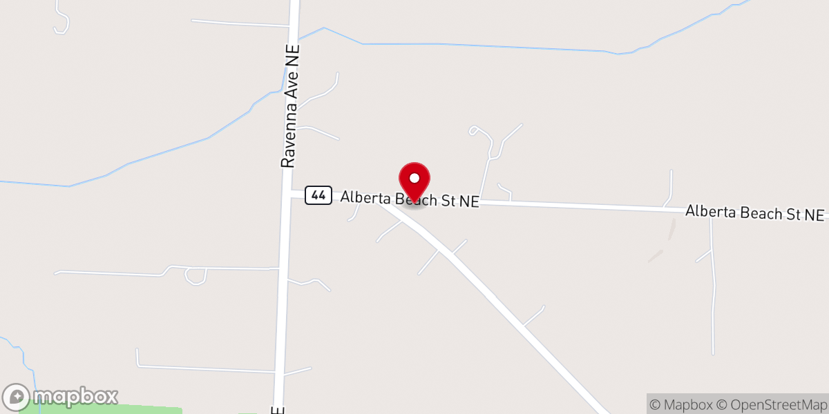 Map showing location of Laurel Hill Church
