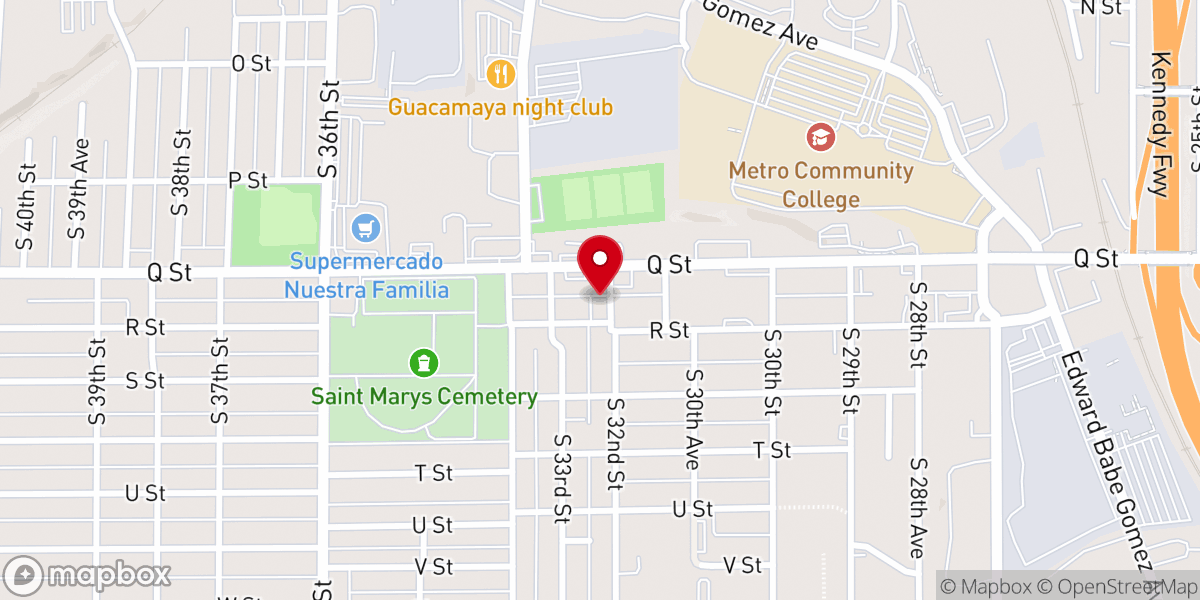 Map showing location of Saint Gabriel Eastern Orthodox Church