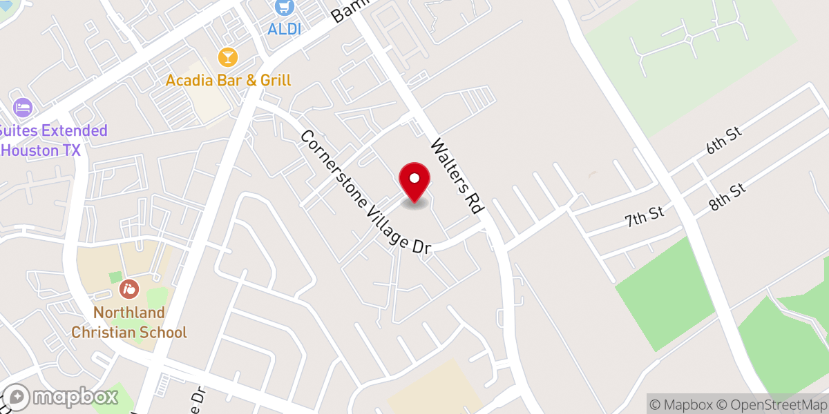 Map showing location of Iglesia Bautista Cristo Es La
