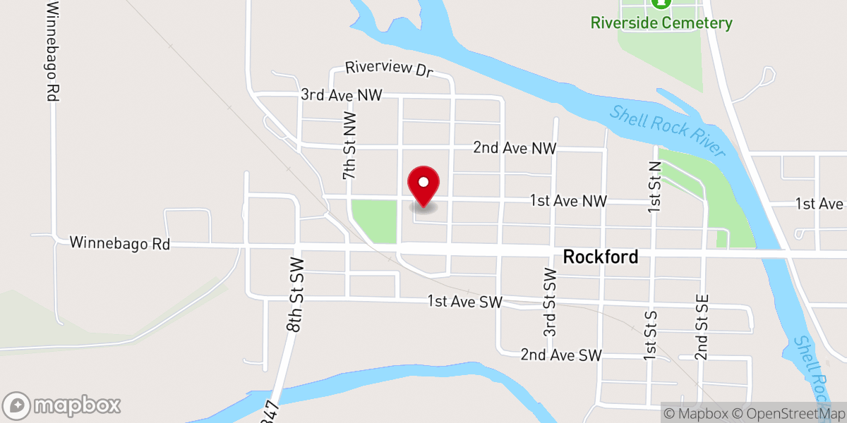 Map showing location of Holy Name Catholic Church