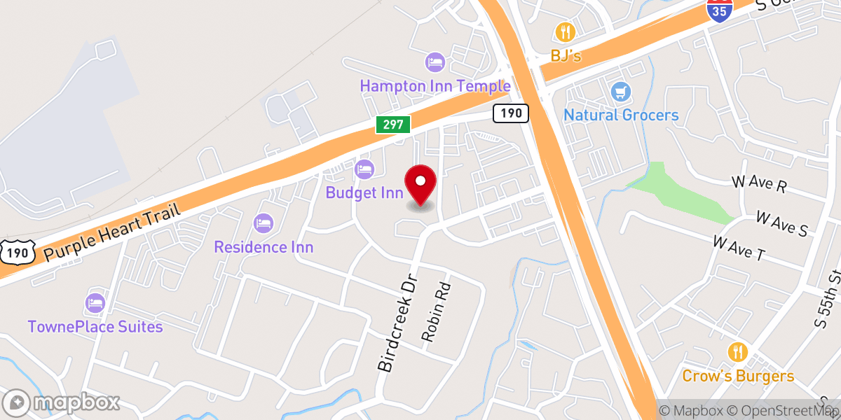 Map showing location of Cross Church on Birdcreek