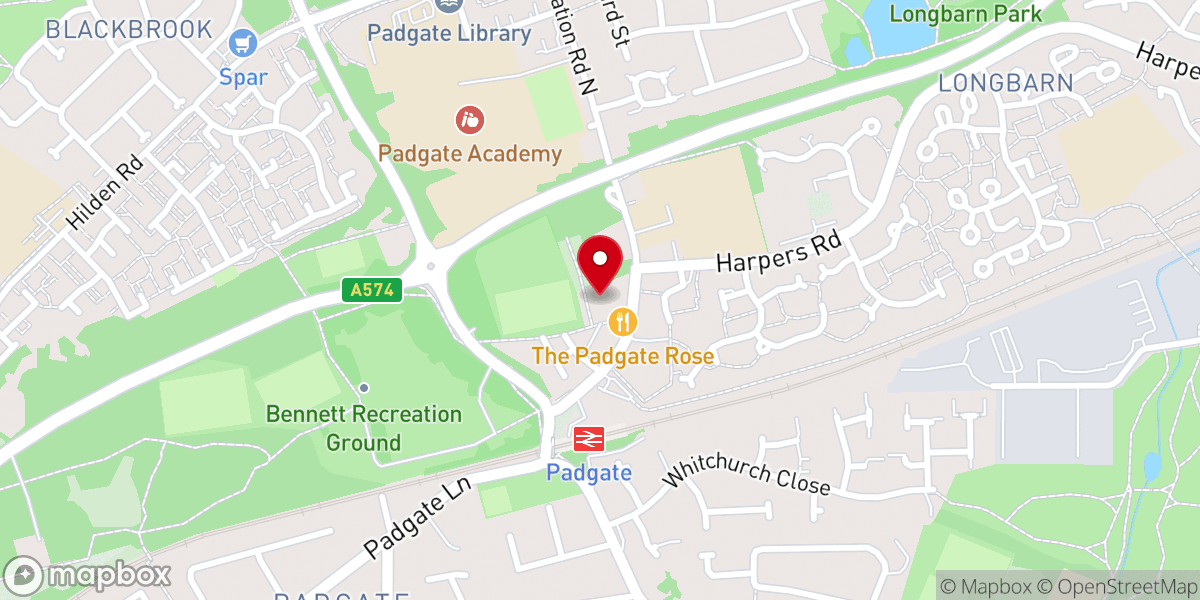 Map showing location of Christ Church & Church Collective