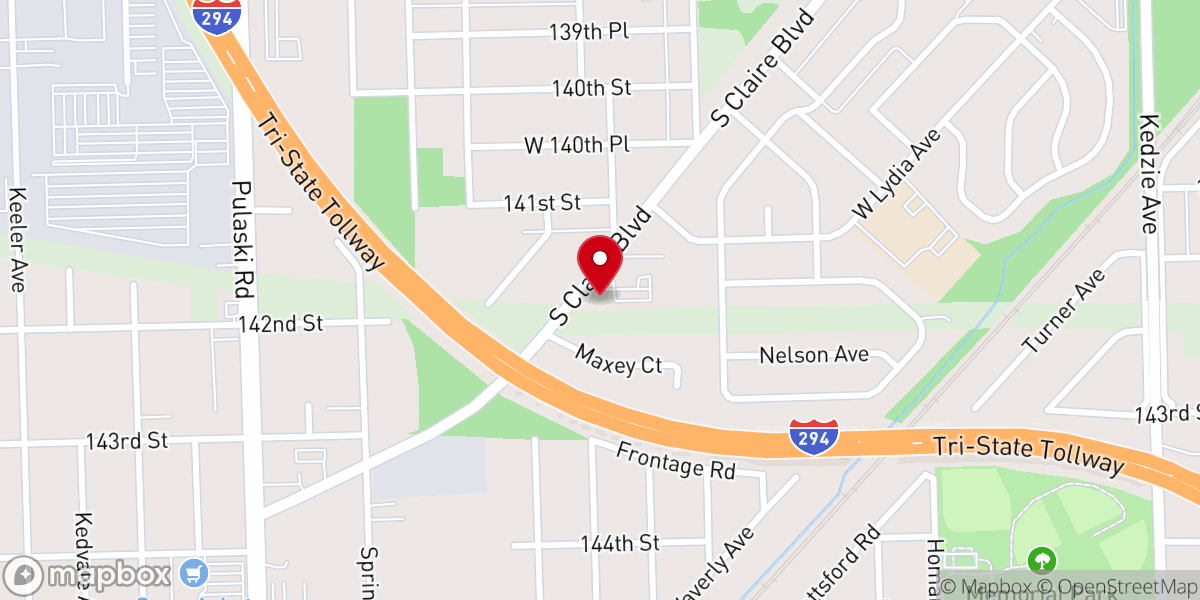 Map showing location of Saint Peter Claver Mission Church of St. Mary Magdalene Parish