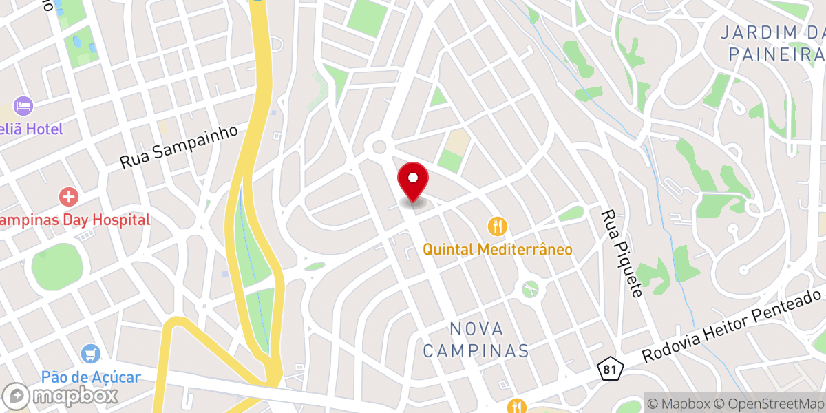Map showing location of Santuário Arquidiocesano Santa Rita de Cássia