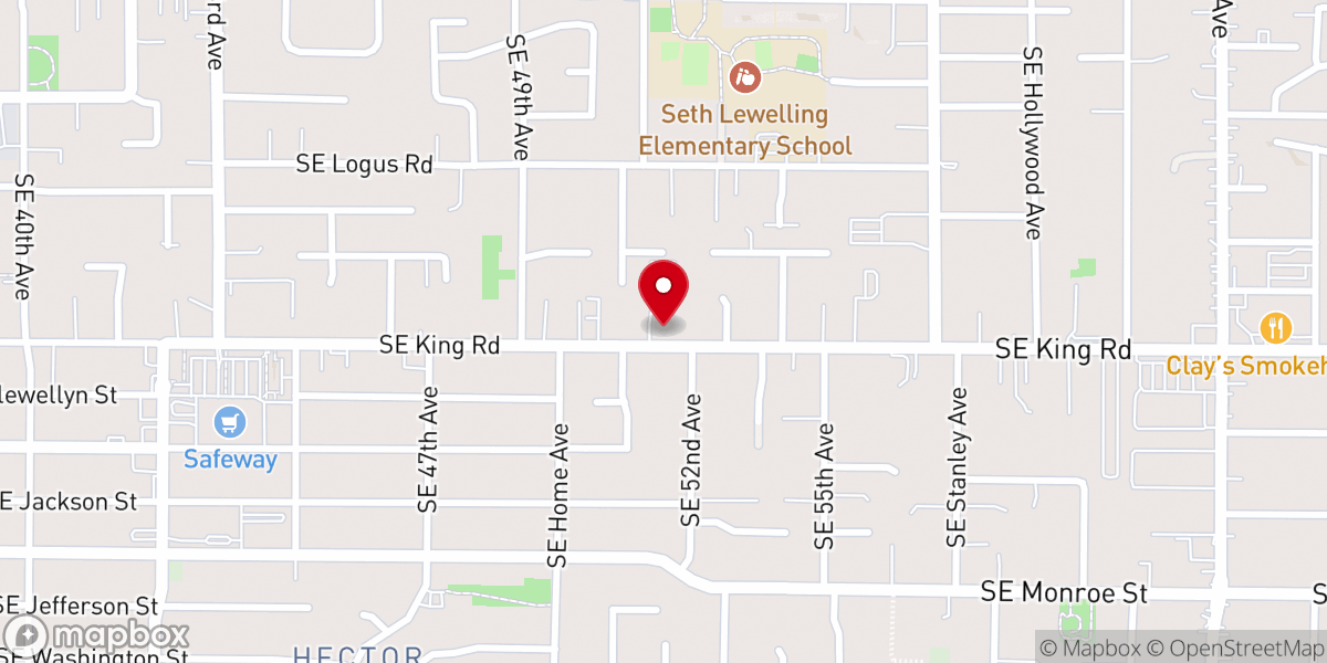 Map showing location of Reach the City Ministries