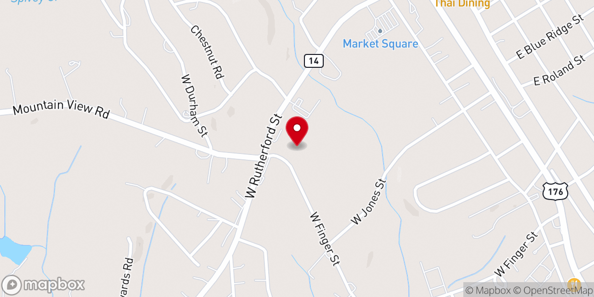 Map showing location of Hillview Church of God