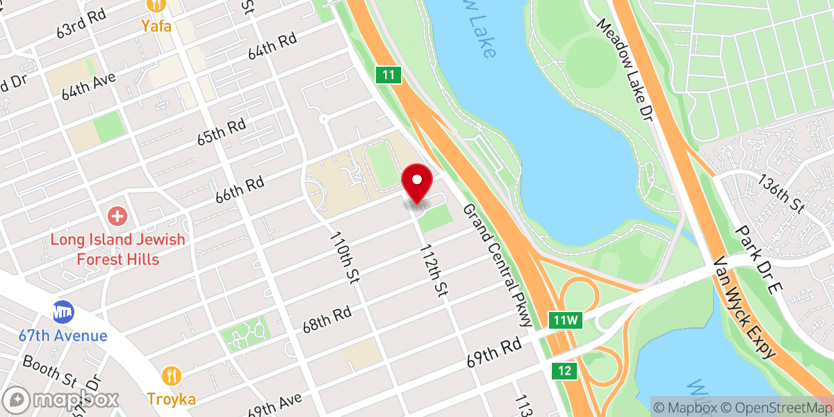 Map showing location of Forestdale Inc