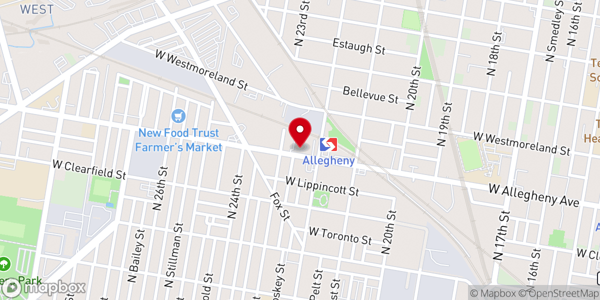 Map showing location of Cross Roads Missionary Baptist Church