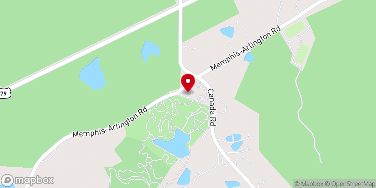 Map showing location of Greater Bush Grove Church
