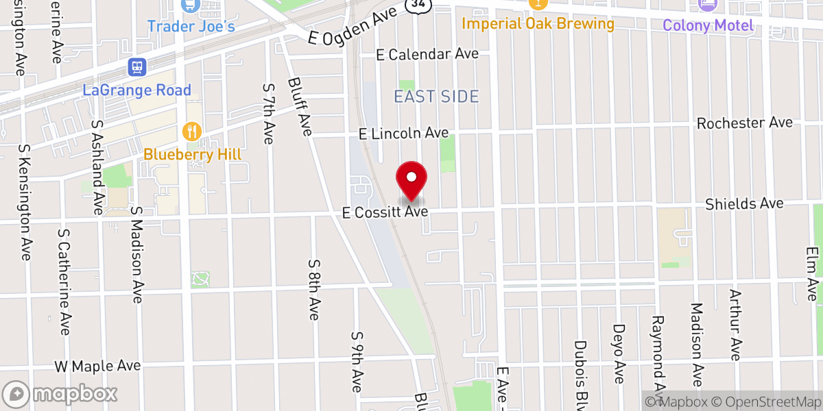 Map showing location of Redeemed Christian Church of God