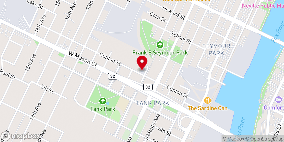 Map showing location of Broken Yoke Ministries Inc