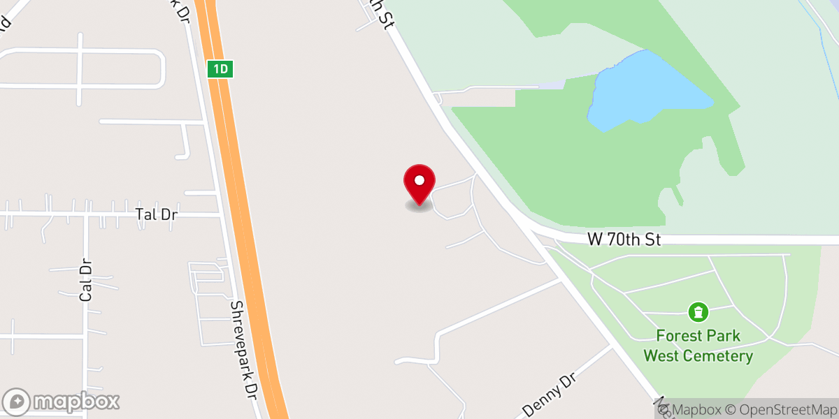 Map showing location of Life Tabernacle Church