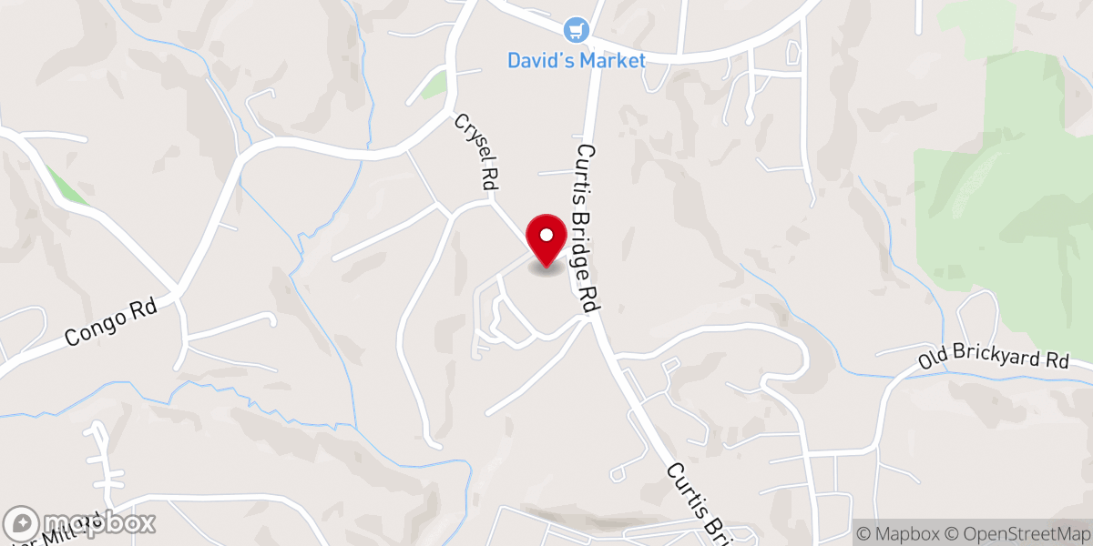 Map showing location of Union United Methodist Church