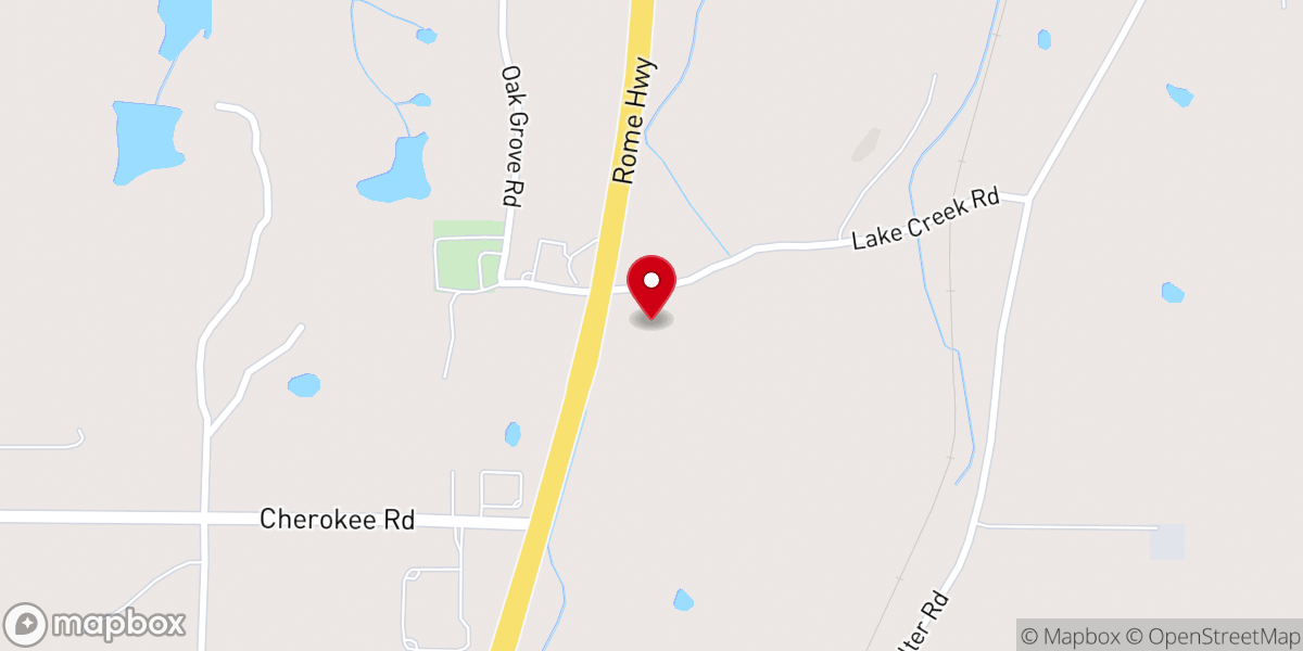 Map showing location of CEDAR LAKE CHRISTIAN CENTER