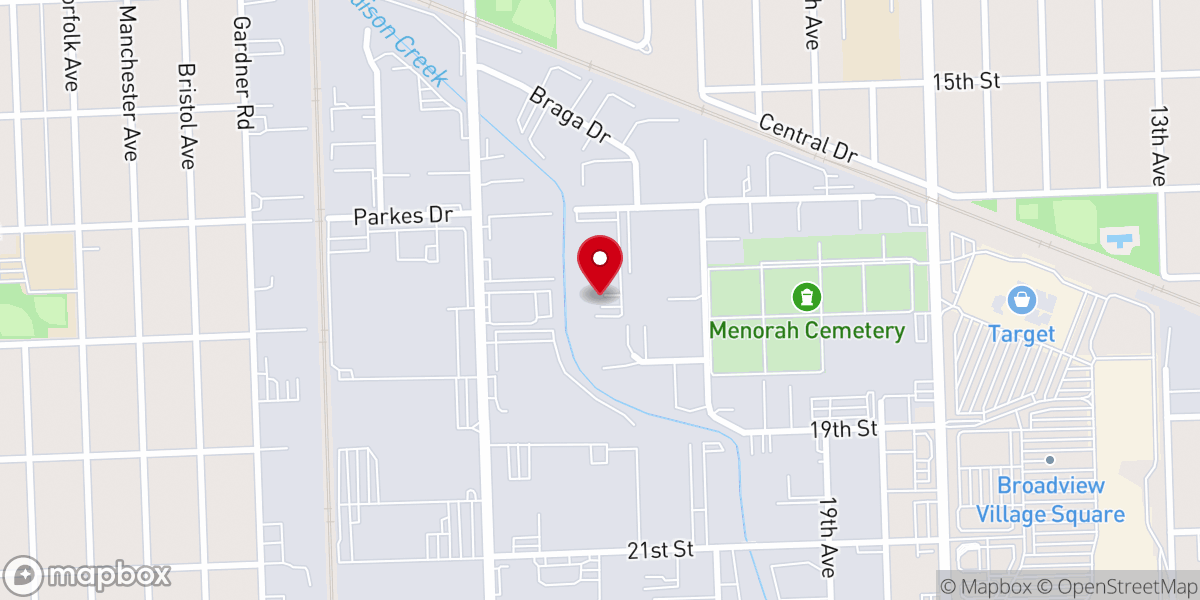 Map showing location of Team Miracle Workers