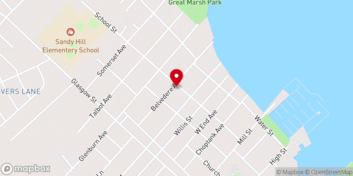 Map showing location of George William K
