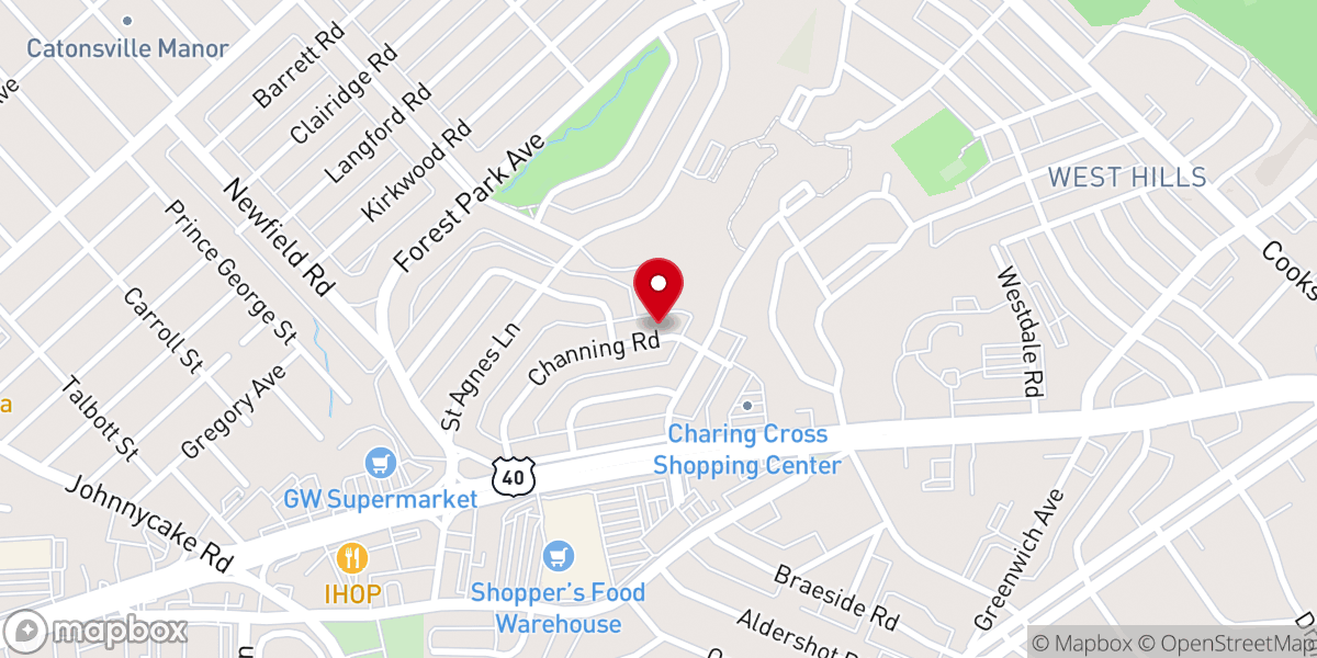 Map showing location of Gods Perfect Will Ministries Inc