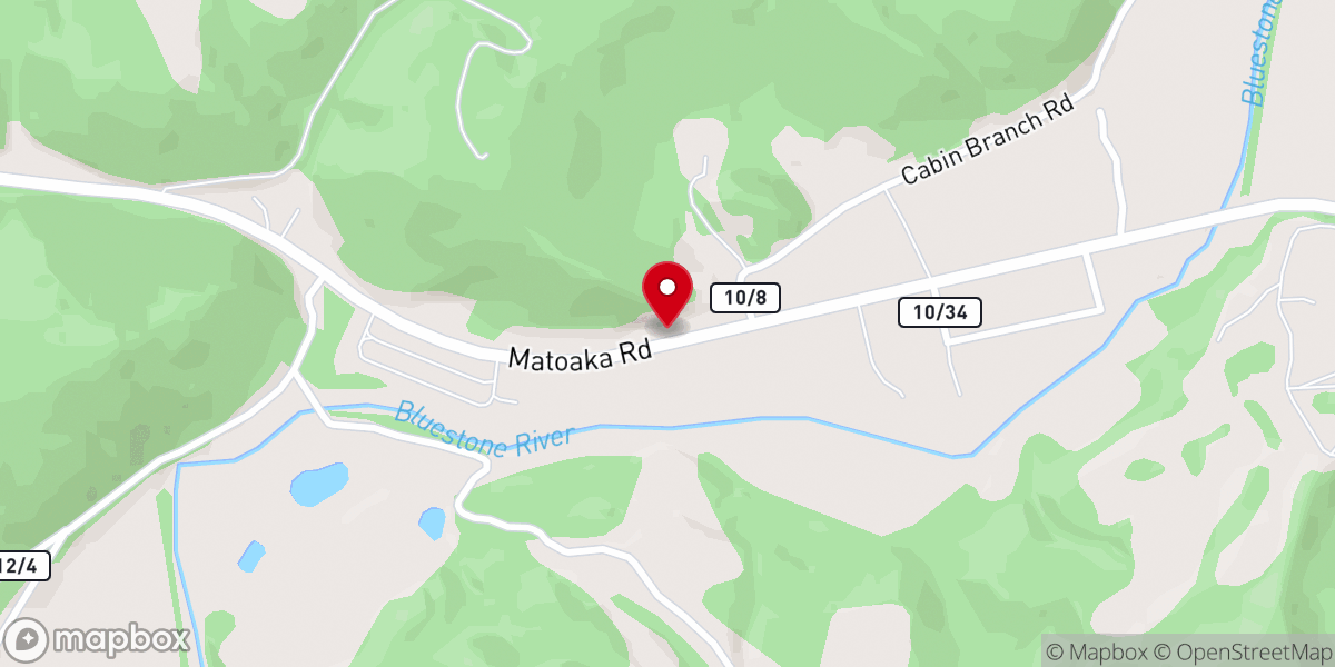 Map showing location of Rock Assembly of God